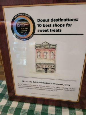 Recently named a Top 10 Bakery in the USA