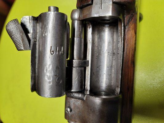 Just the breech latch of the. 577 snider