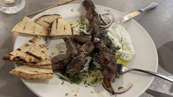 Souvlaki appetizer (pork)