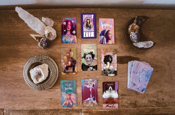 Oracle cards created, channeled, and used in reading by The Merhipsy