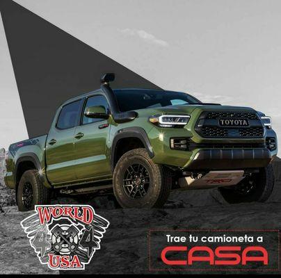 specialists in preventive and corrective maintenance of offroad vehicles.  We do custom off road,  upgrades of your jeep Toyota Trucks