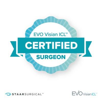 Dr. Mandel is an EVO Certified Surgeon