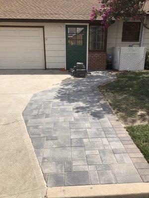 Pavers and landscape patio