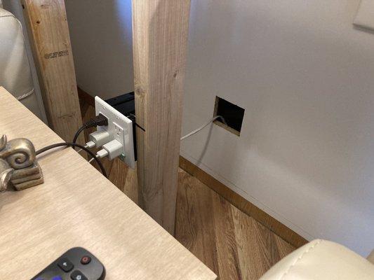 Simple outlet relocation for remodeling.