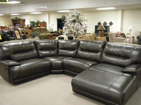 Leather Sectional with chaise $1999