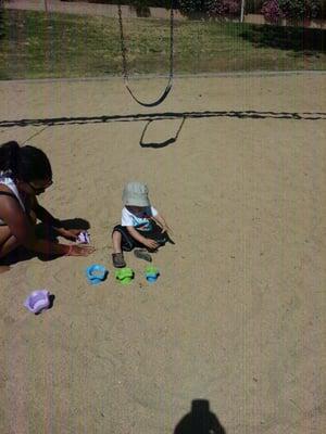 Sand all up in the shoes