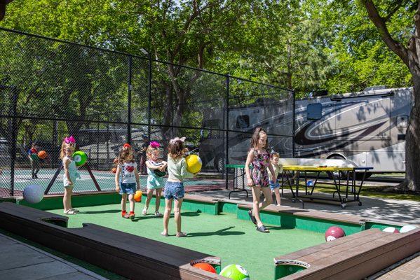 Come enjoy a game of soccer pool