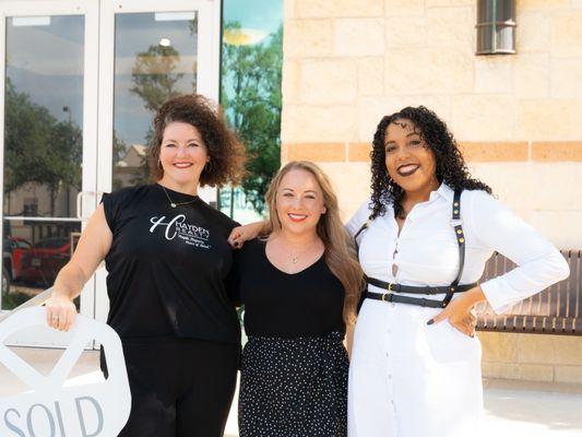 The only home buying crew you need ( Angela Hayden, REALTOR, Hannah Walters w/Goosehead & Isliana Norwood w/Neighborhood Loans)