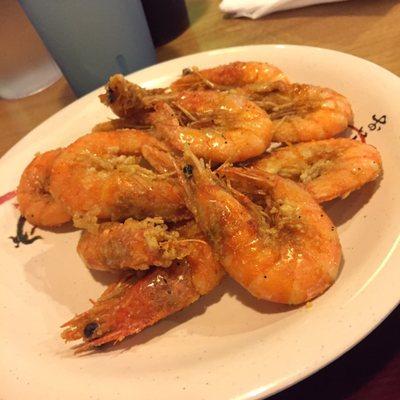 Salt and pepper shrimp. Yum-oh!!!