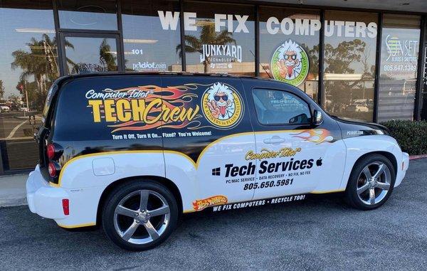 Mobile Tech Crew vehicle "Tech Wheels"