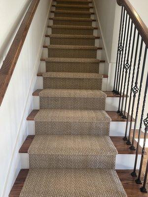 Love our newly carpeted stairs!