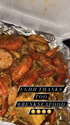 Seafood plate