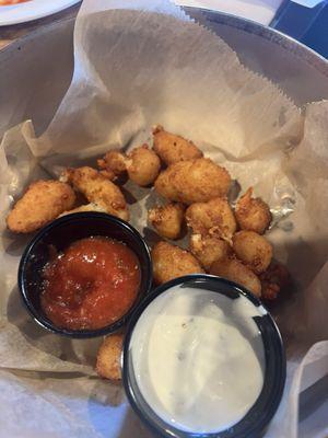 Cheese curds (we ate half of them when I realized I needed a picture)