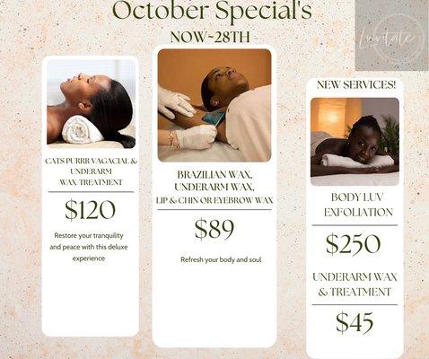 October's Specials