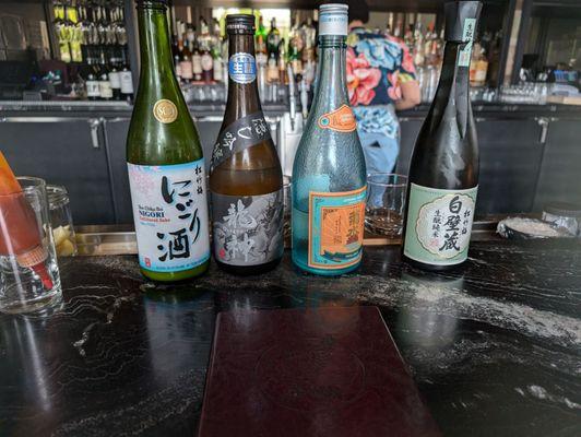 Sake flight