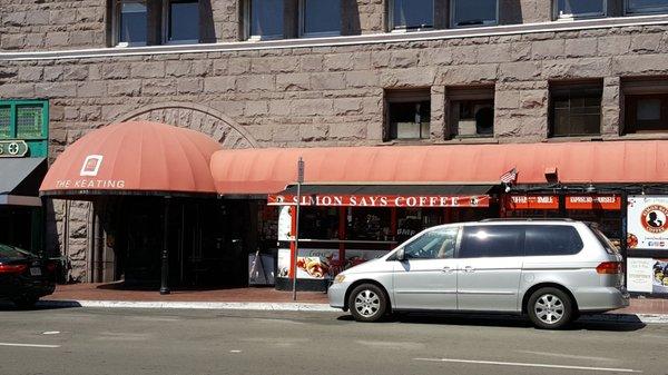 Storefront for Simon Says Coffee