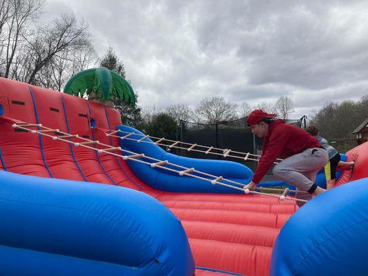 Jacob's Ladder challenges your balancing skills and brings excitement to any event!