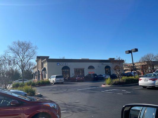 SAFE Credit Union in Safeway parking lot.