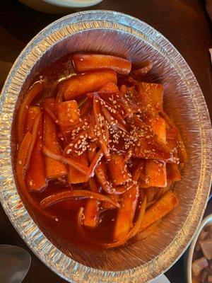 Squid tteokbokki