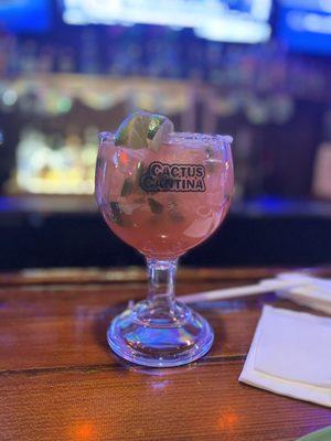 Jalapeño strawberry margarita