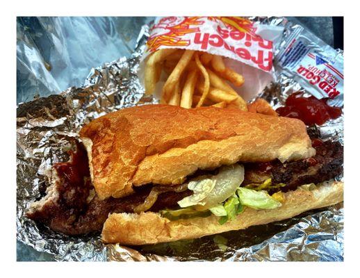 Hoagie Steak & Sm Fries Special  @  Rosie's Drive-In  Chicago Fast Food Place.Gyros Hotdog Italian Beef Philly Steak Chicken Sandwiches.etc.