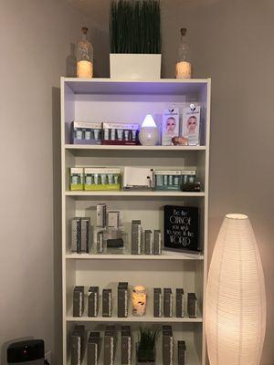 Skin care studio which carries Dermalogica products.