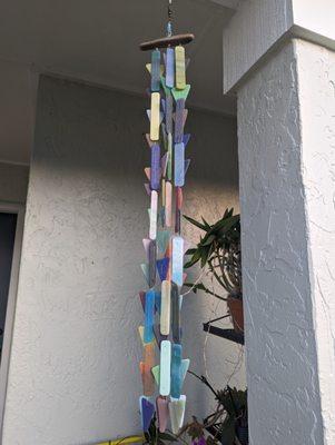 Glass windchime