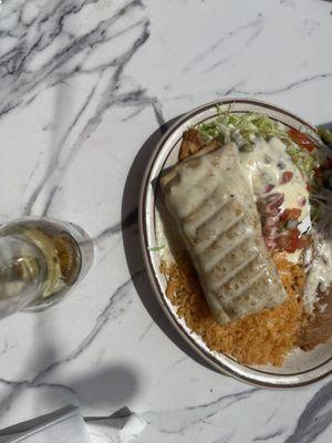 Lunch Chimichanga