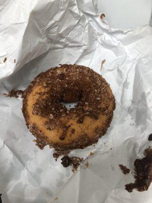 No crumb, crumb donut. Old