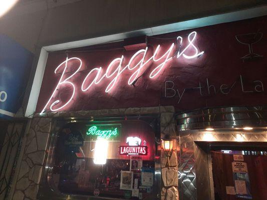 This is the front of Baggy's