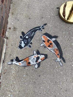 Koi stencils