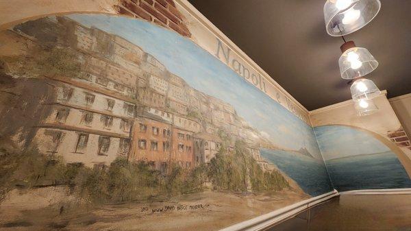 The beautiful mural of Napoli