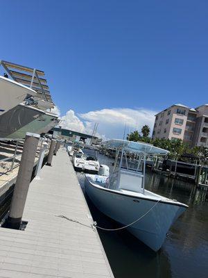 Plenty of boat parking..