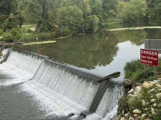 Waterfalls outside