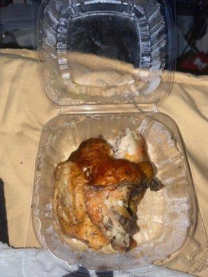 Extra piece of cold chicken