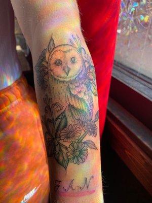 An Owl for my mom, Jessie killed it! She packed in the perfect amount of detail and perfected everything I asked for.