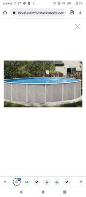 Above Ground Pool- Round. Order Here