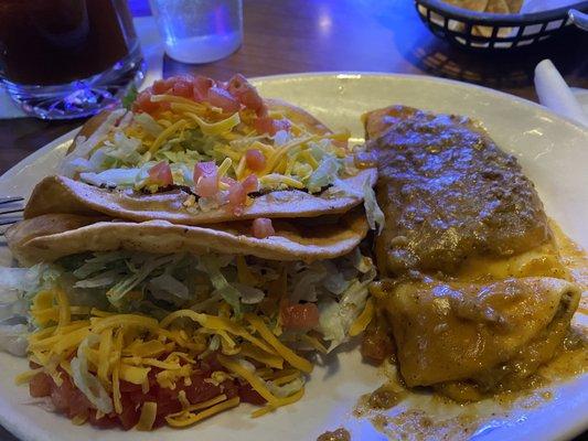 Cold tacos and Luke warm enchiladas