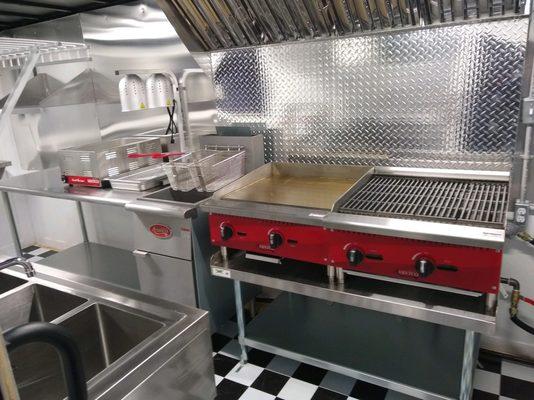 My griddle, fryer, and char broiler