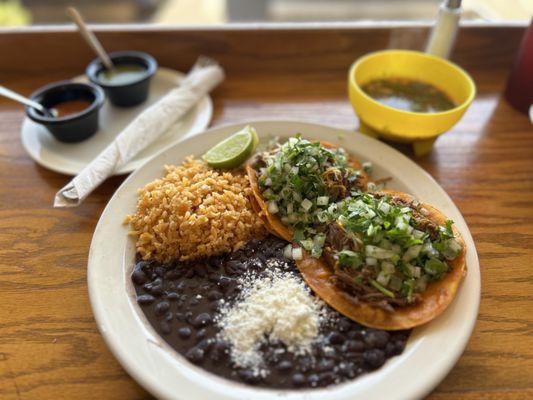 Birria Taco Platter