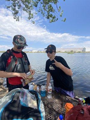 We had fun but I should have gone to a clearer lake. This is a good place for fishing but not swimming activities.