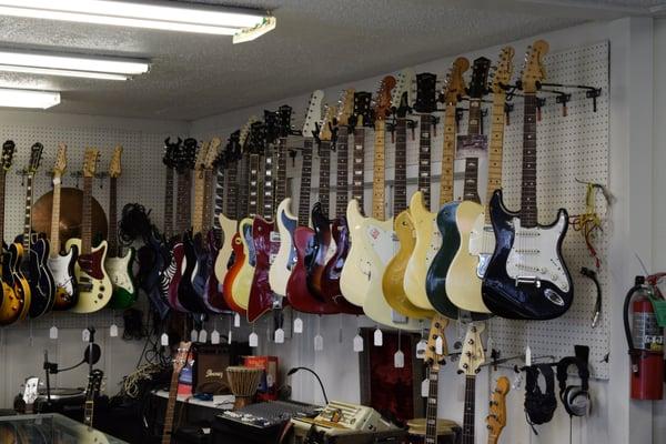 Best selection of vintage guitars around.