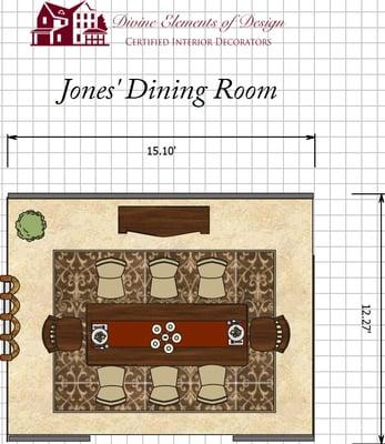 Dining Room Space Plan