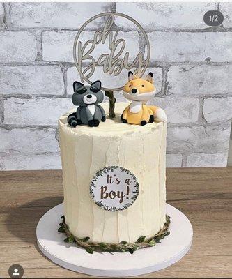 Baby shower cake