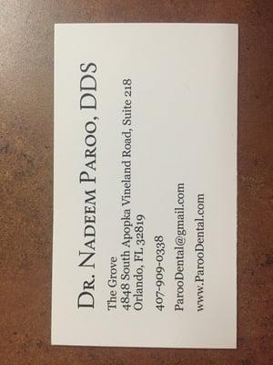 Business card!