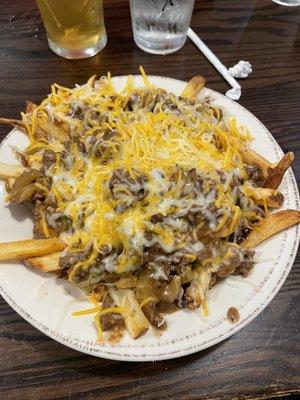 McCarthy's Shepherd's Pie over fries