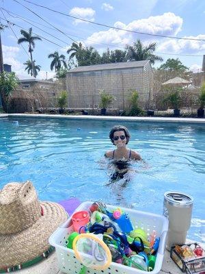 Swim instructor Emily.