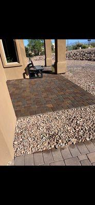 Paver installation