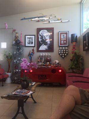 Dr. Ayoub's waiting room. Really cool.