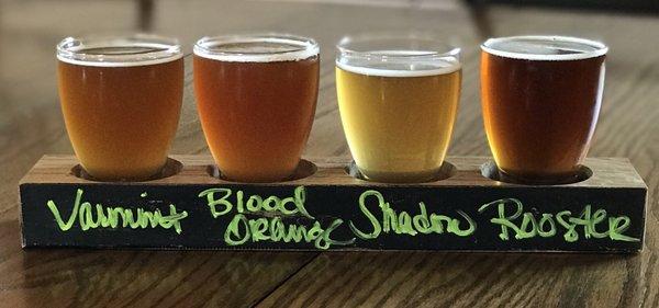 Blood Orange IPA was the peach of this flight.